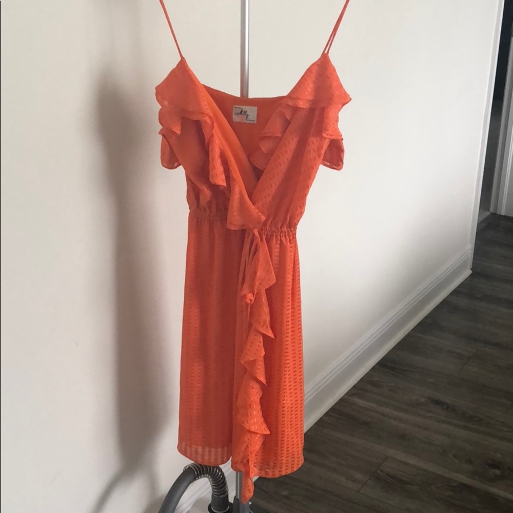 Milky silk dress